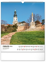 Nástenný kalendár Pamätihodnosti Slovenska 2024, 30 × 34 cm 2