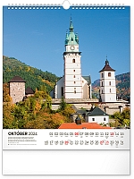 Nástenný kalendár Pamätihodnosti Slovenska 2024, 30 × 34 cm 10