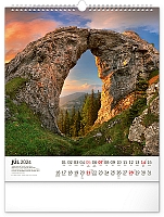 Nástenný kalendár Čarokrásne Slovensko 2024, 30 × 34 cm 7