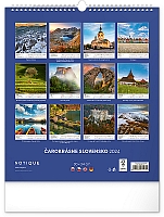 Nástenný kalendár Čarokrásne Slovensko 2024, 30 × 34 cm 14