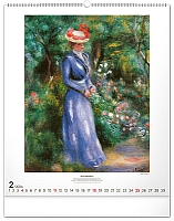 Nástenný kalendár Impresionizmus 2024, 48 × 56 cm 2