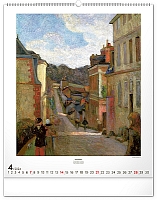 Nástenný kalendár Impresionizmus 2024, 48 × 56 cm 4