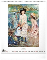 Nástenný kalendár Impresionizmus 2024, 48 × 56 cm 5