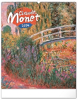 Nástenný kalendár Claude Monet 2024, 48 × 56 cm