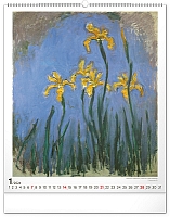 Nástenný kalendár Claude Monet 2024, 48 × 56 cm 1