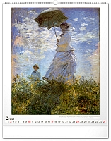 Nástenný kalendár Claude Monet 2024, 48 × 56 cm 3
