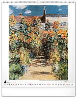 Nástenný kalendár Claude Monet 2024, 48 × 56 cm 4