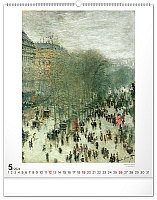 Nástenný kalendár Claude Monet 2024, 48 × 56 cm 5