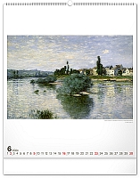 Nástenný kalendár Claude Monet 2024, 48 × 56 cm 6