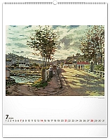 Nástenný kalendár Claude Monet 2024, 48 × 56 cm 7