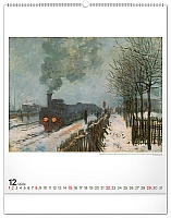 Nástenný kalendár Claude Monet 2024, 48 × 56 cm 12