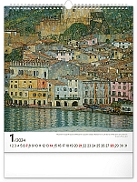 Nástenný kalendár Gustav Klimt 2024, 30 × 34 cm 1