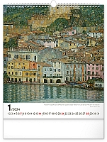 Nástenný kalendár Gustav Klimt 2024, 30 × 34 cm 1
