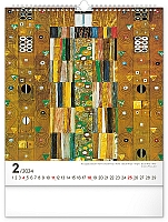 Nástenný kalendár Gustav Klimt 2024, 30 × 34 cm 2