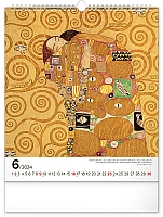 Nástenný kalendár Gustav Klimt 2024, 30 × 34 cm 6