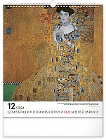 Nástenný kalendár Gustav Klimt 2024, 30 × 34 cm 12
