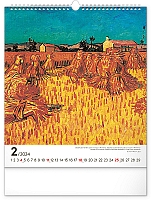Nástenný kalendár Vincent van Gogh 2024, 30 × 34 cm 2