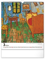 Nástenný kalendár Vincent van Gogh 2024, 30 × 34 cm 3