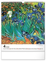 Nástenný kalendár Vincent van Gogh 2024, 30 × 34 cm 4