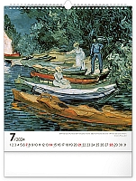 Nástenný kalendár Vincent van Gogh 2024, 30 × 34 cm 7