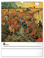 Nástenný kalendár Vincent van Gogh 2024, 30 × 34 cm 8