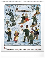 Nástenný kalendár Josef Lada 2024, 48 × 56 cm 1