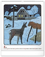 Nástenný kalendár Josef Lada 2024, 48 × 56 cm 2