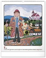 Nástenný kalendár Josef Lada 2024, 48 × 56 cm 7