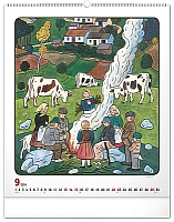 Nástenný kalendár Josef Lada 2024, 48 × 56 cm 9