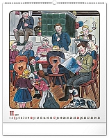 Nástenný kalendár Josef Lada 2024, 48 × 56 cm 11
