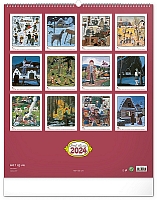 Nástenný kalendár Josef Lada 2024, 48 × 56 cm 14