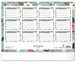 Nástenný plánovací kalendár Kvety 2024, 48 × 33 cm 14