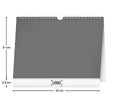 Stolový kalendár pre milovníkov izbových rastlín 2024, 30 × 21 cm 3