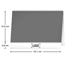 Stolový kalendár Psi – Psy CZ/SK 2024, 23,1 × 14,5 cm 2