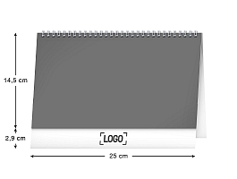 Stolový kalendár Poznámkový daňový s citátmi 2024, 25 × 14,5 cm 2