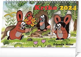 Stolový kalendár Krtko 2024, 23,1 × 14,5 cm