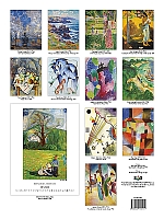 Nástenný kalendár Monet to Klee 2024 2