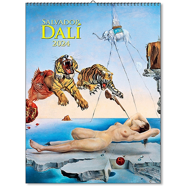 Nástenný kalendár Salvador Dalí 2024