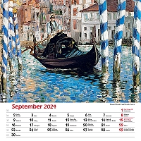 Nástenný kalendár Impresionisti štvorec 2024 1