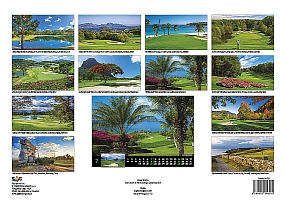Nástenný kalendár Golf 2024 2