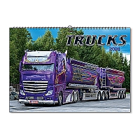 Nástenný kalendár Trucks 2024