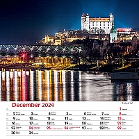 Nástenný kalendár Hrady a zámky Slovenska 2024 1