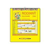 Nástenný kalendár Rodinný kalendár 2024