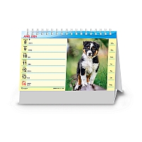 Stolový kalendár Psy stolový 2024 1