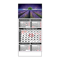 Plánovací kalendár ŠTANDARD 5M sivý 2024 6