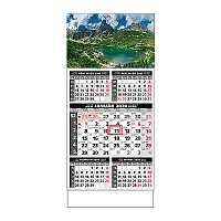 Plánovací kalendár ŠTANDARD 5M sivý 2024 8