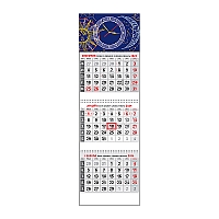 Plánovací kalendár KLASIK 3M sivý 2024 9