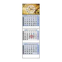Plánovací kalendár KLASIK 3M modrý 2024 9