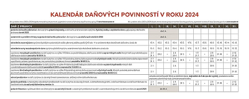 Stolový kalendár Slovensko 2024 4