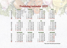 Nástenný kalendár GAZDINKA 2024 1